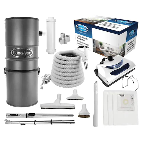 CanaVac CV700 35ft-Hose Electric Kit