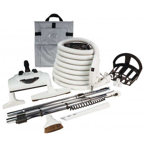 Central Vacuum Kit - 30' (9 m) Electrical Hose - Power Nozzle Wessel-Werk